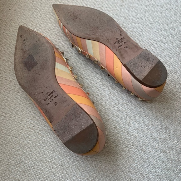 Valentino Rockstud Patterned Flats - Picture 10 of 13